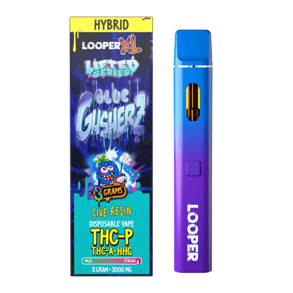 Lifted Series 3G Disposable: Blue Gusherz with device