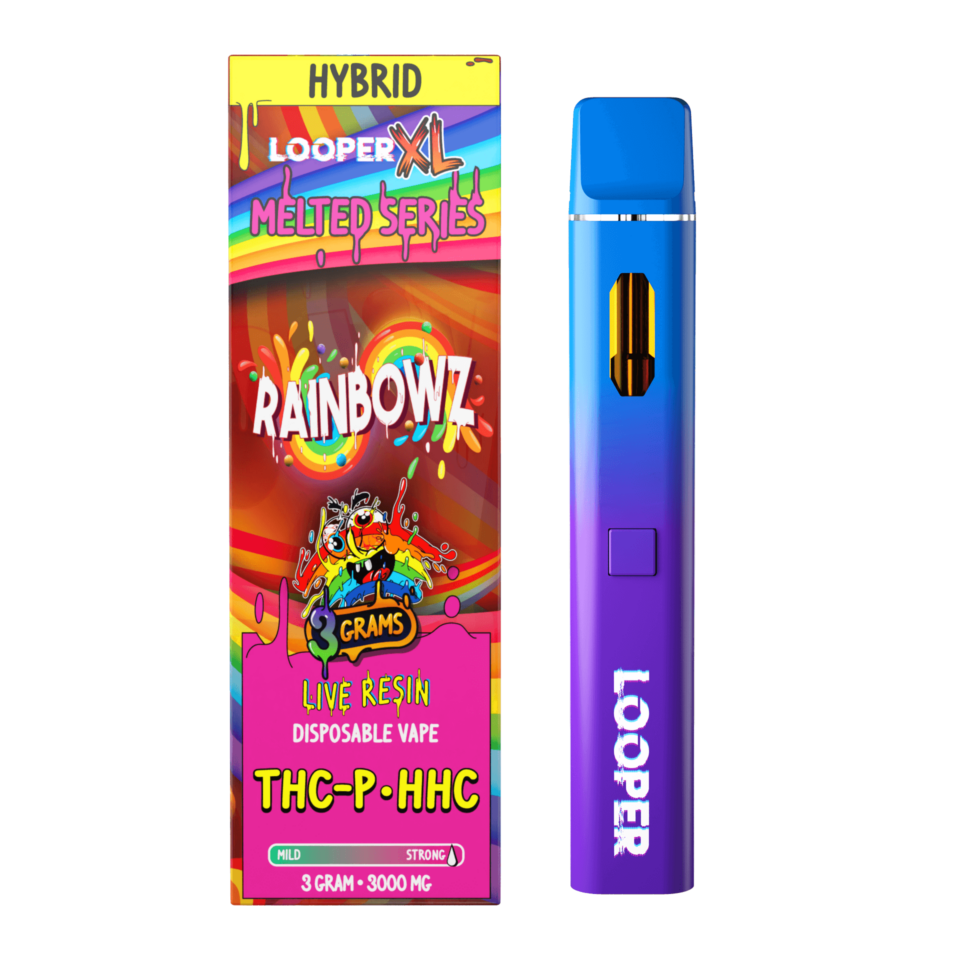 Melted Series 3G Disposable: Rainbowz with device