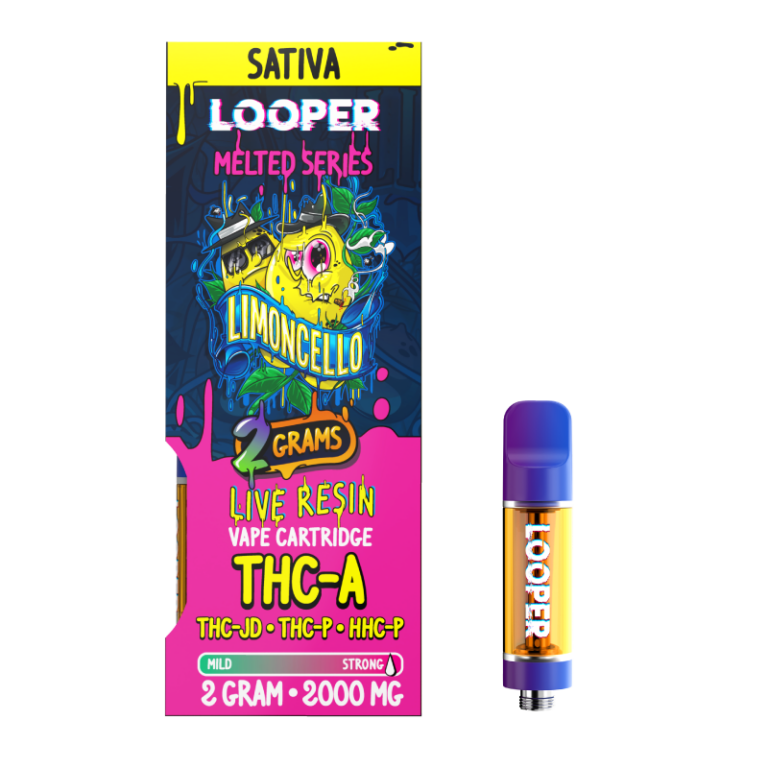 Melted Series 2g Cartridge: Limoncello Looper: Award Winning Cannabinoids