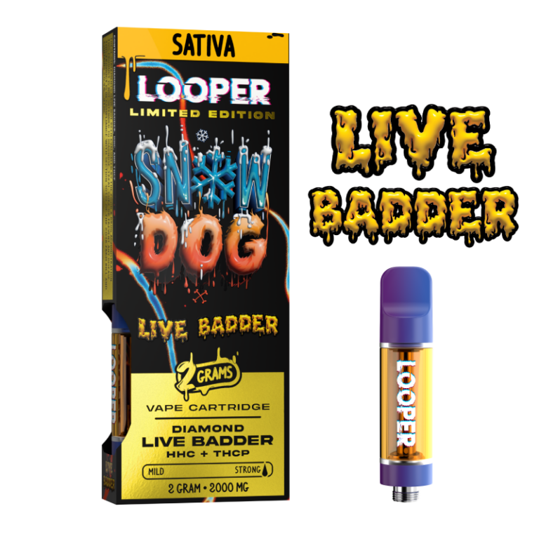 Live Badder Cartridges Looper: Award Winning Cannabinoids