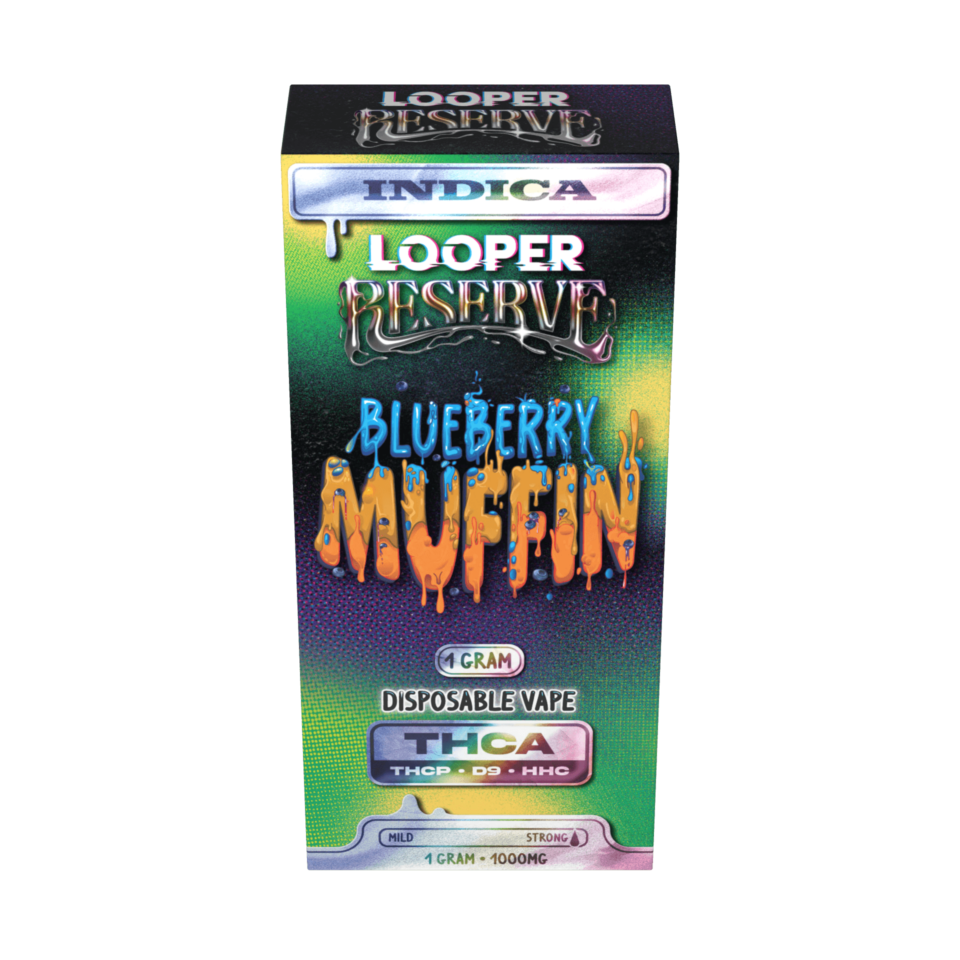 Looper Reserve 1G: Blueberry Muffin Strain front tilt